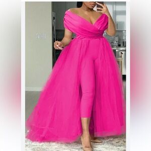 Chic Fuchsia Maxi Dress